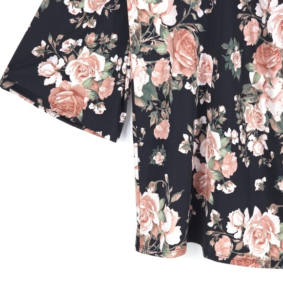 French Laundry Floral Cold Shoulder Top Women's 3X Lace Cottagecore Fairy Whimsy - Picture 10 of 15